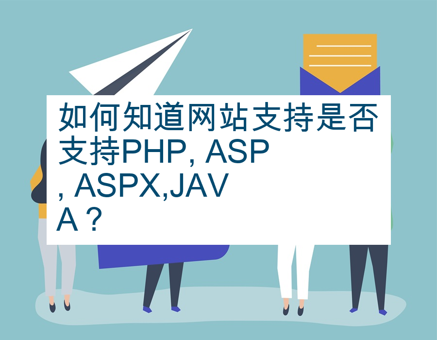 如何知道网站支持是否支持PHP, ASP, ASPX,JAVA？